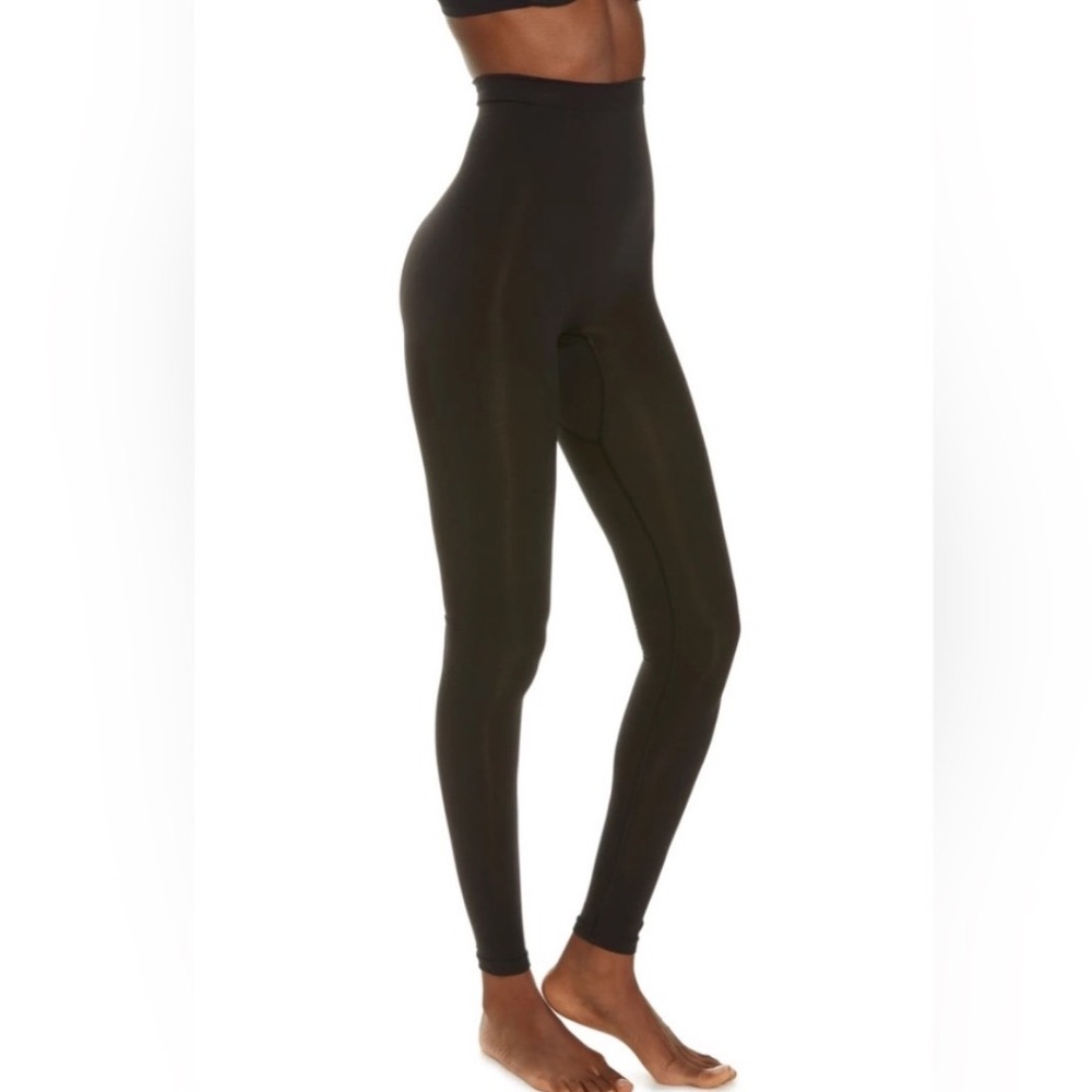 SKIMS Sculpting Leggings Onyx‎ Black High Waisted Shapewear L/XL